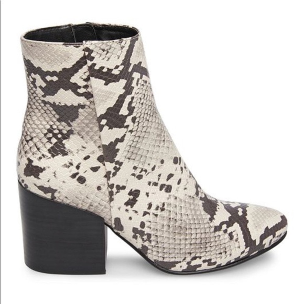 Madden Girl Snakeskin Booties size 7.5